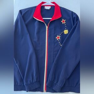 Women’s “Americana” Navy Blue Jacket with Red Accents